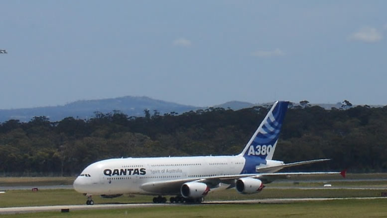 qantas a380 demo